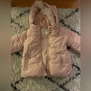 Zara girl puffy jacket 2-3